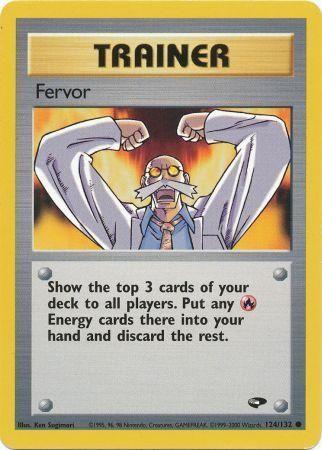 Fervor (124/132) Unlimited [Vintage: Gym Challenge] Pokemon Single Pokémon