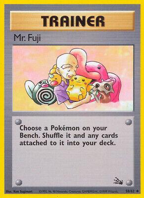 Mr. Fuji (58/62) Unlimited [Vintage: Fossil] Pokemon Single Pokémon