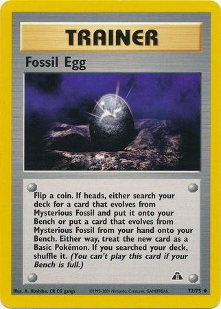 Fossil Egg (72/75) Unlimited [Vintage: Neo Discovery] Pokemon Single Pokémon