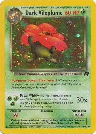 Dark Vileplume (13/82) Unlimited Holofoil [Vintage: Team Rocket] Pokemon Single Pokémon