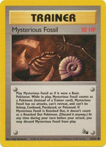 Mysterious Fossil (62/62) Unlimited [Vintage: Fossil] Pokemon Single Pokémon