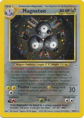 Magneton (/64) Unlimited Holofoil [Vintage: Neo Revelation] Pokemon Single Pokémon