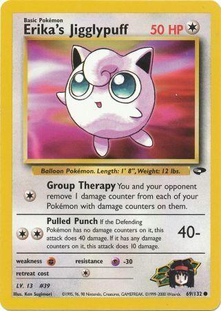 Erika's Jigglypuff (69/132) Unlimited [Vintage: Gym Challenge] Pokemon Single Pokémon