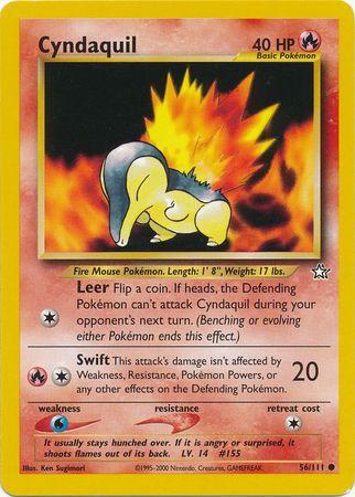 Cyndaquil (56/111) Unlimited [Vintage: Neo Genesis] Pokemon Single Pokémon
