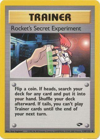 Rocket's Secret Experiment 120/132 Unlimited [Vintage: Gym Challenge] Pokemon Single Pokémon