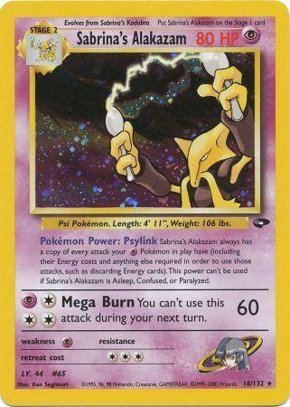 Sabrina's Alakazam (16/132) Unlimited Holofoil [Vintage: Gym Challenge] Pokemon Single Pokémon