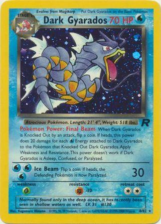 Dark Gyarados (8/82) Unlimited Holofoil [Vintage: Team Rocket] Pokemon Single Pokémon