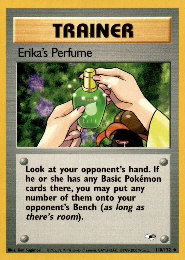 Erika's Perfume (110/132) Unlimited [Vintage: Gym Heroes] Pokemon Single Pokémon