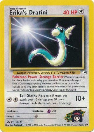 Erika's Dratini (42/132) Unlimited [Vintage: Gym Heroes] Pokemon Single Pokémon