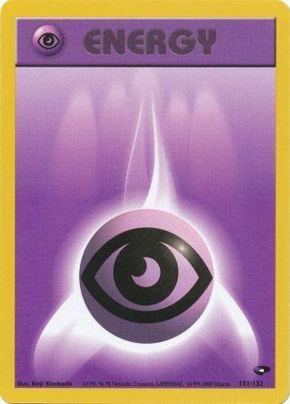Psychic Energy 131/132 Unlimited [Vintage: Gym Challenge] Pokemon Single Pokémon