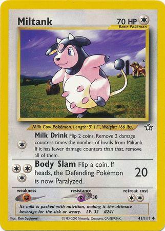 Miltank 41/111 Unlimited [Vintage: Neo Genesis] Pokemon Single Pokémon