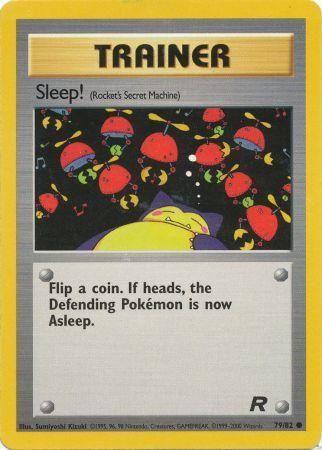 Sleep! (Rocket's Secret Machine) (79/82) Unlimited [Vintage: Team Rocket] Pokemon Single Pokémon