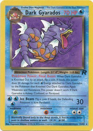 Dark Gyarados (25/82) Unlimited [Vintage: Team Rocket] Pokemon Single Pokémon