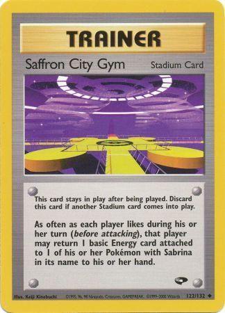 Saffron City Gym (122/132) Unlimited [Vintage: Gym Challenge] Pokemon Single Pokémon