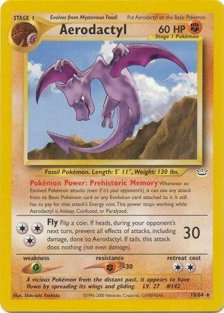 Aerodactyl (15/64) Unlimited [Vintage: Neo Revelation] Pokemon Single Pokémon