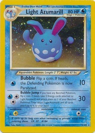Light Azumarill (13/105) Unlimited Holofoil [Vintage: Neo Destiny] Pokemon Single Pokémon