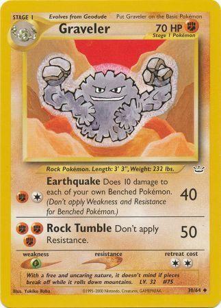 Graveler (30/64) Unlimited [Vintage: Neo Revelation] Pokemon Single Pokémon