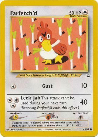 Farfetch'd 43/64 Unlimited [Vintage: Neo Revelation] Pokemon Single Pokémon