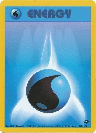 Water Energy 132/132 Unlimited [Vintage: Gym Challenge] Pokemon Single Pokémon