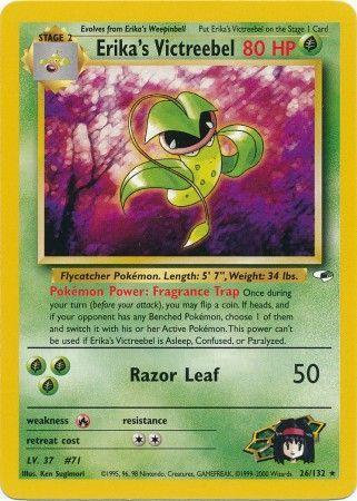 Erika's Victreebel 26/132 Unlimited [Vintage: Gym Heroes] Pokemon Single Pokémon