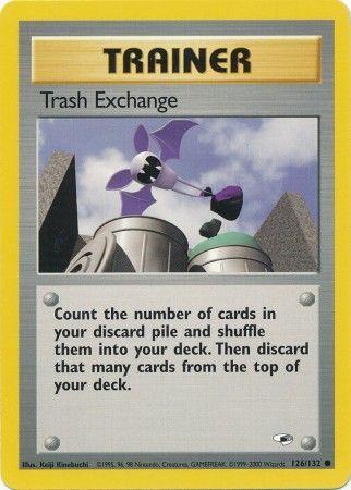 Trash Exchange 126/132 Unlimited [Vintage: Gym Heroes] Pokemon Single Pokémon