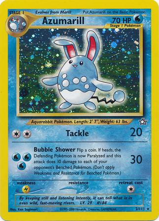 Azumarill (2/111) Unlimited Holofoil [Vintage: Neo Genesis] Pokemon Single Pokémon