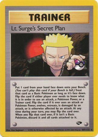 Lt. Surge's Secret Plan 107/132 Unlimited [Vintage: Gym Challenge] Pokemon Single Pokémon