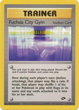 Fuchsia City Gym (114/132) Unlimited [Vintage: Gym Challenge] Pokemon Single Pokémon