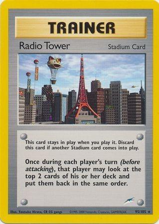 Radio Tower 095/105 Unlimited [Vintage: Neo Destiny] Pokemon Single Pokémon