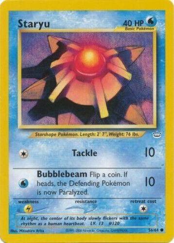 Staryu 56/64 Unlimited [Vintage: Neo Revelation] Pokemon Single Pokémon