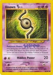 Unown [S] (87/105) Unlimited [Vintage: Neo Destiny] Pokemon Single Pokémon