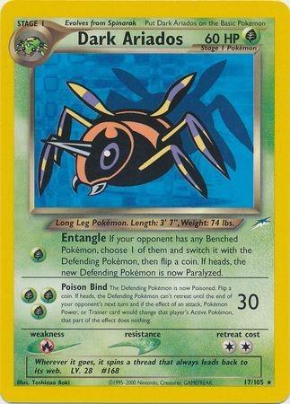 Dark Ariados (/105) Unlimited [Vintage: Neo Destiny] Pokemon Single Pokémon