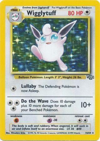 Wigglytuff (16/64) Unlimited Holofoil [Vintage: Jungle] Pokemon Single Pokémon