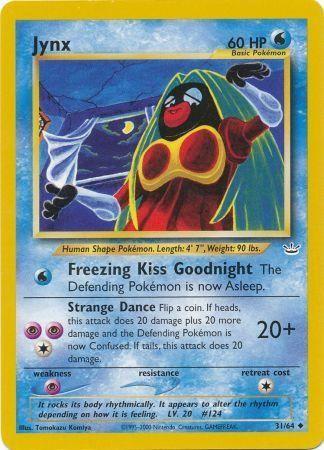 Jynx 31/64 Unlimited [Vintage: Neo Revelation] Pokemon Single Pokémon