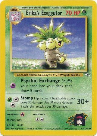 Erika's Exeggutor (44/132) Unlimited [Vintage: Gym Heroes] Pokemon Single Pokémon