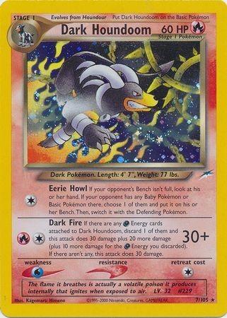 Dark Houndoom (/105) Unlimited Holofoil [Vintage: Neo Destiny] Pokemon Single Pokémon
