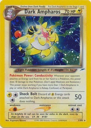 Dark Ampharos (/105) Unlimited Holofoil [Vintage: Neo Destiny] Pokemon Single Pokémon