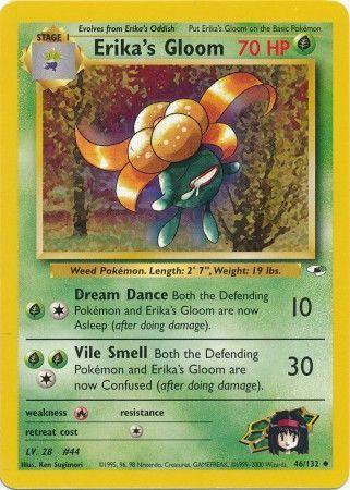Erika's Gloom (46/132) Unlimited [Vintage: Gym Heroes] Pokemon Single Pokémon