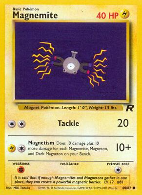Magnemite (60/82) Unlimited [Vintage: Team Rocket] Pokemon Single Pokémon