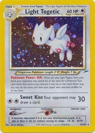 Light Togetic (/105) Unlimited Holofoil [Vintage: Neo Destiny] Pokemon Single Pokémon