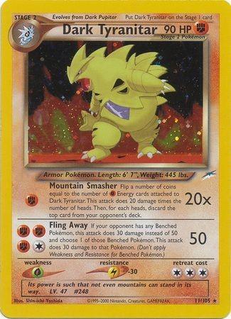 Dark Tyranitar (/105) Unlimited Holofoil [Vintage: Neo Destiny] Pokemon Single Pokémon