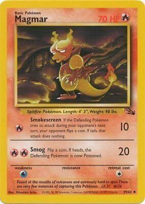 Magmar (39/62) Unlimited [Vintage: Fossil] Pokemon Single Pokémon