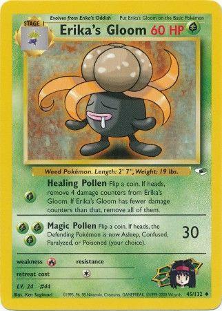 Erika's Gloom (45/132) Unlimited [Vintage: Gym Heroes] Pokemon Single Pokémon