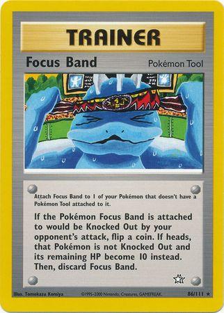 Focus Band (86/111) Unlimited [Vintage: Neo Genesis] Pokemon Single Pokémon