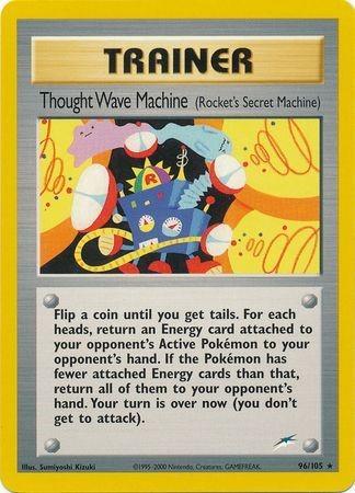 Thought Wave Machine (Rocket's Secret Machine) (/105) Unlimited [Vintage: Neo Destiny] Pokemon Single Pokémon