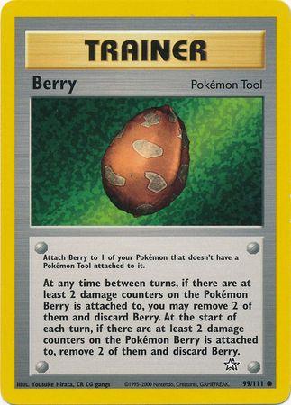 Berry (99/111) Unlimited [Vintage: Neo Genesis] Pokemon Single Pokémon