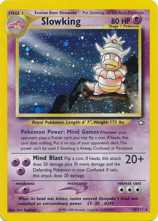 Slowking (14/111) Unlimited Holofoil [Vintage: Neo Genesis] Pokemon Single Pokémon