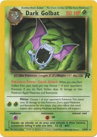 Dark Golbat (24/82) Unlimited [Vintage: Team Rocket] Pokemon Single Pokémon