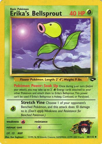 Erika's Bellsprout (38/132) Unlimited [Vintage: Gym Challenge] Pokemon Single Pokémon