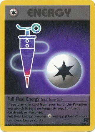 Full Heal Energy (81/82) Unlimited [Vintage: Team Rocket] Pokemon Single Pokémon